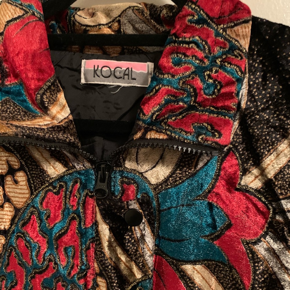 Colorful Velvet Jacket - Picture 3 of 8